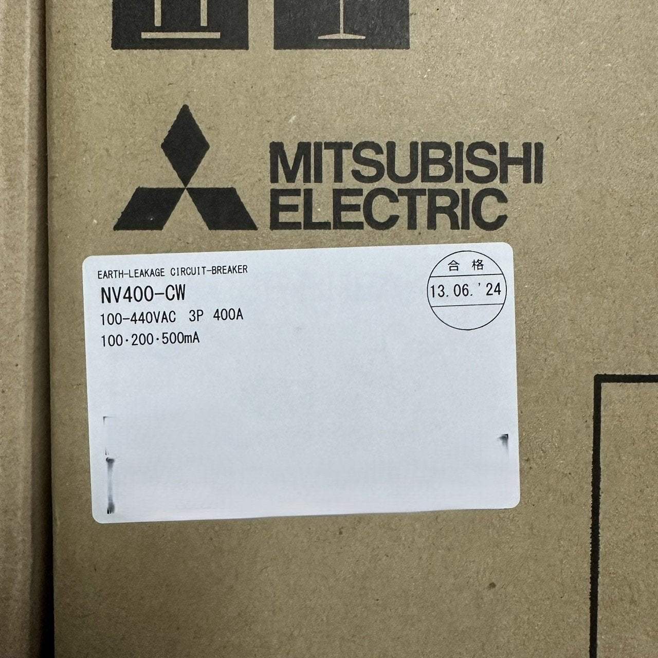 NV400-SW 3P 400A 100,200,500mA