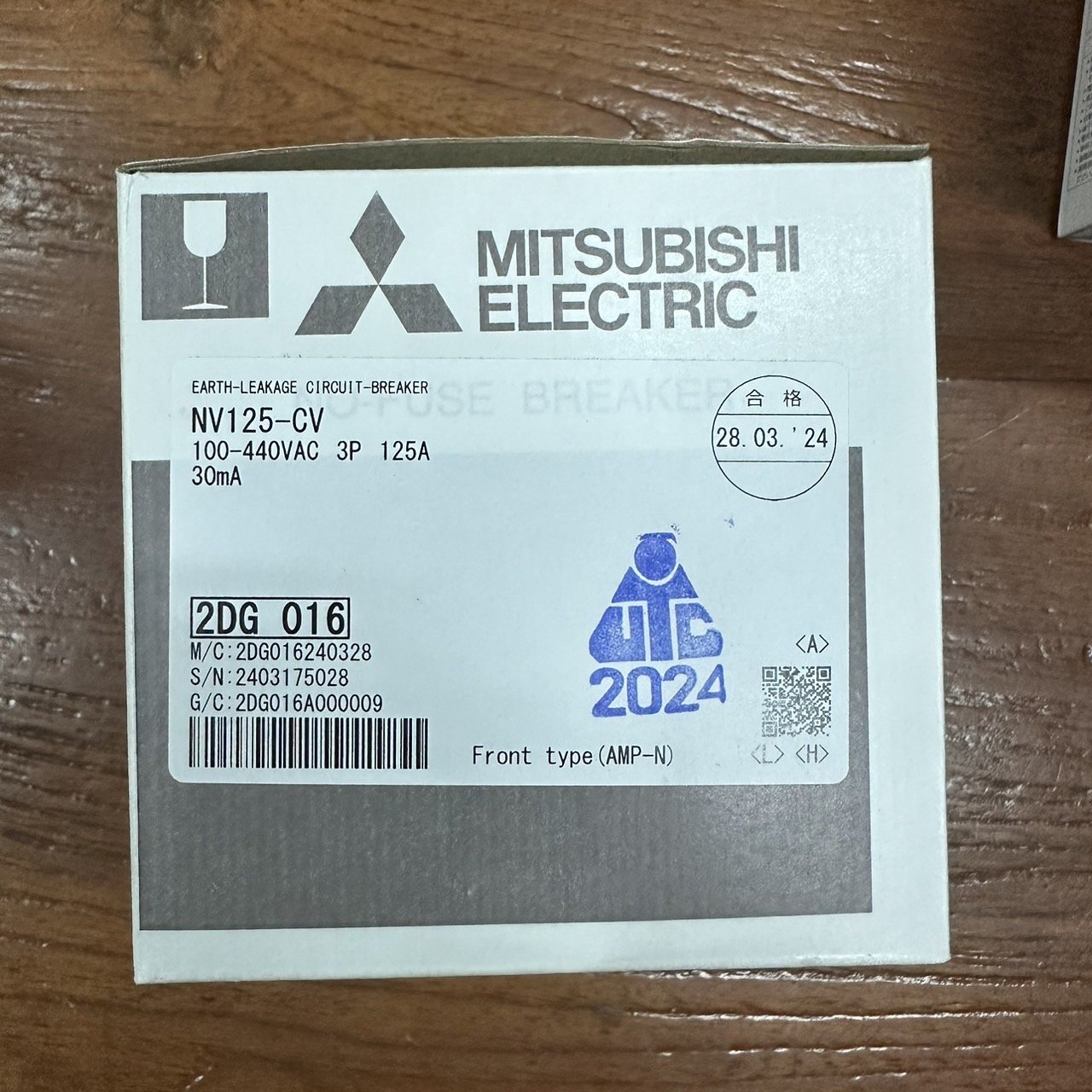 NV125-CV 3P 125A 30mA