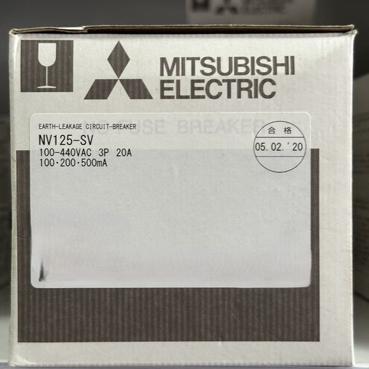 NV125-SV 3P 20A 100,200,500mA