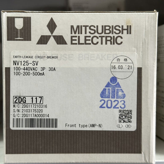 NV125-SV 3P 30A 100,200,500mA