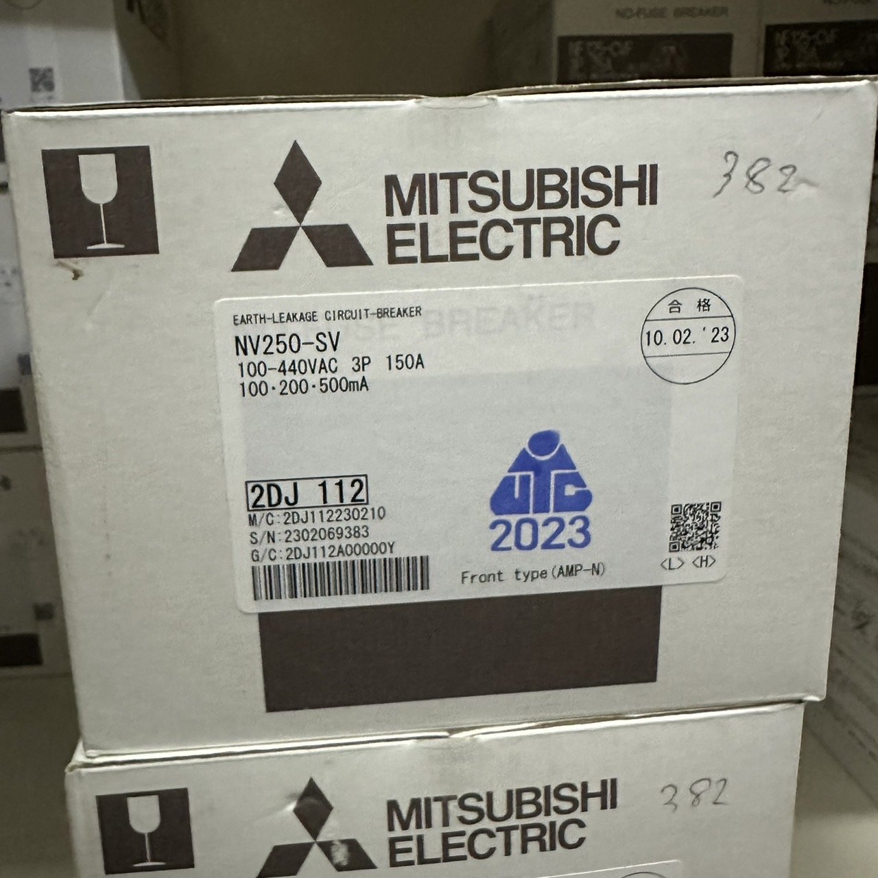 NV250-SV 3P 150A 100,200,500mA