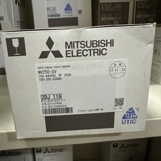 NV250-SV 3P 250A 100,200,500mA