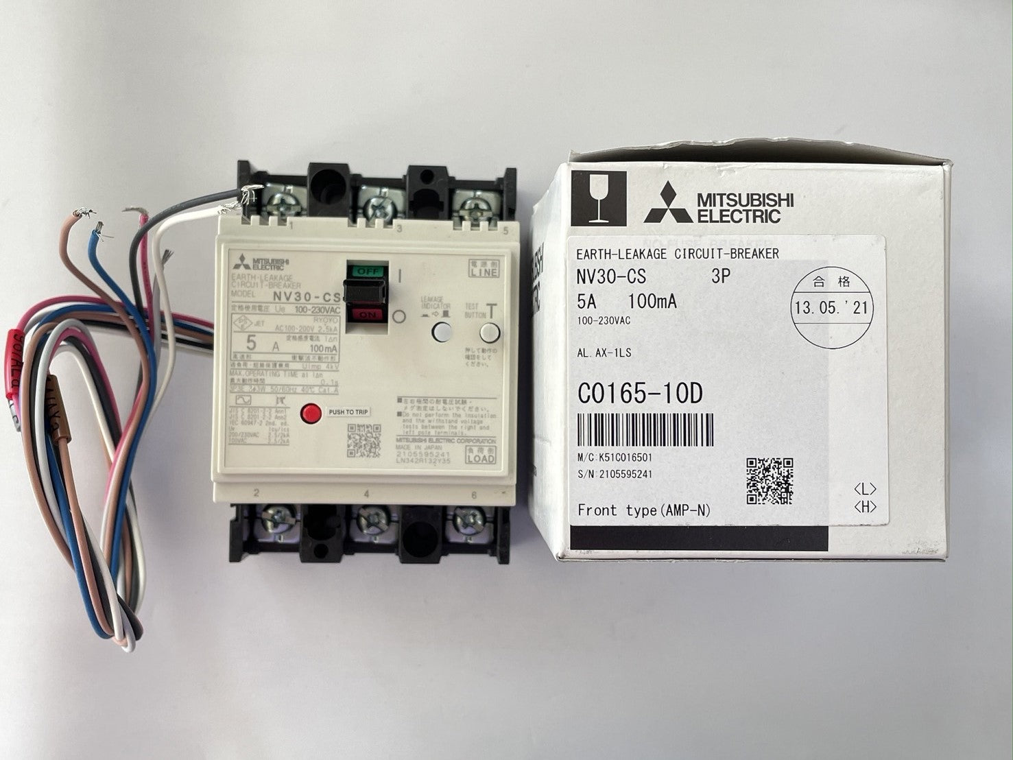 NV30-CS 3P 5A 100mA AL AX-1LS