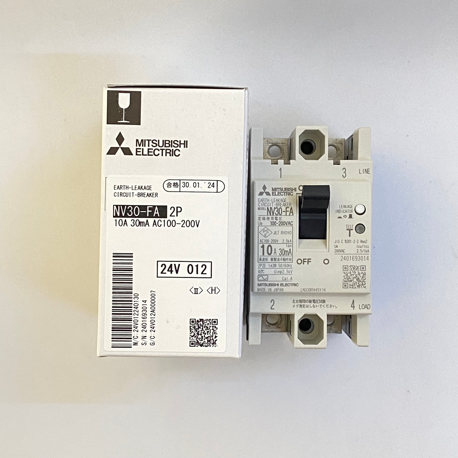 NV30-FA 2P 10A 30mA