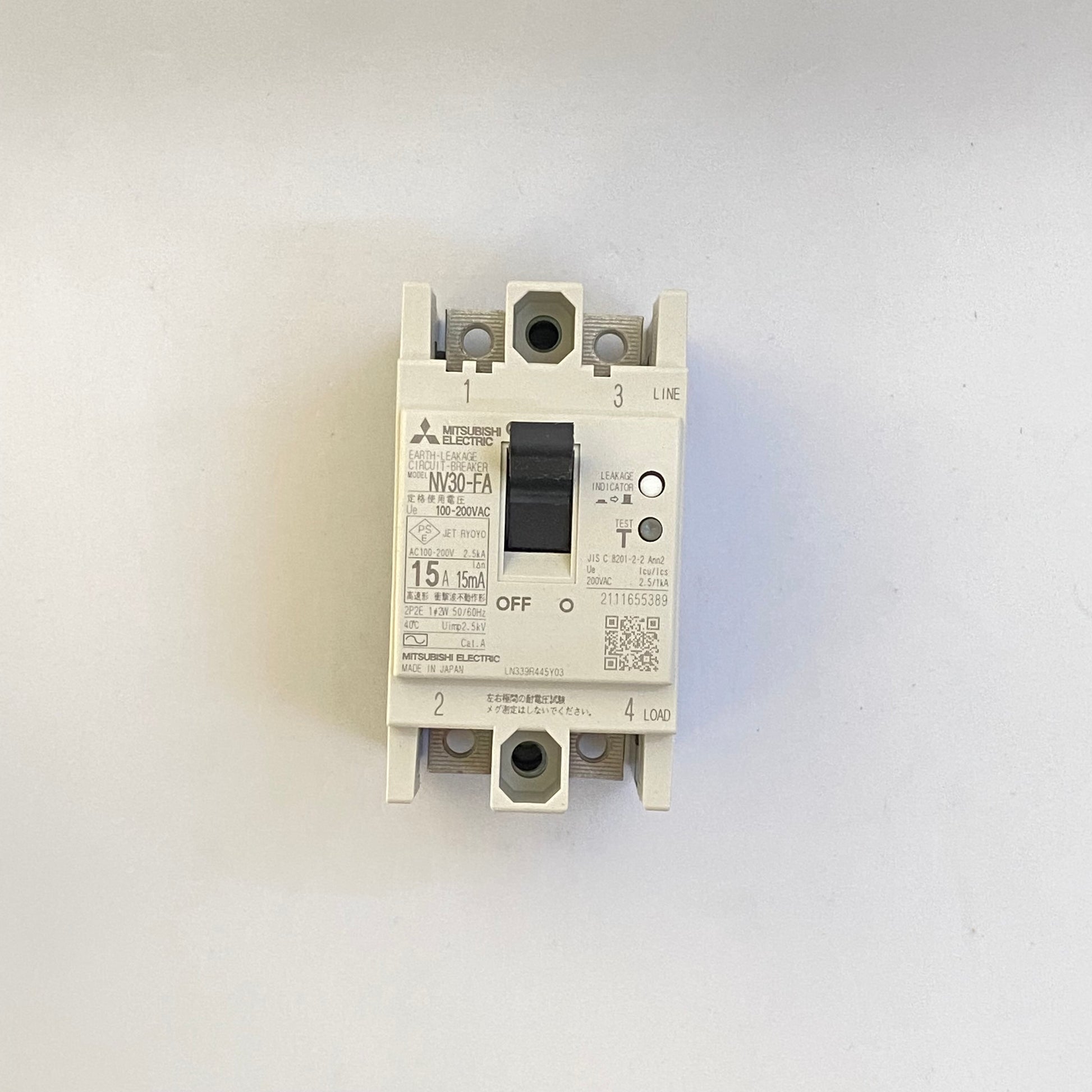 NV30-FA 2P 15A 15mA