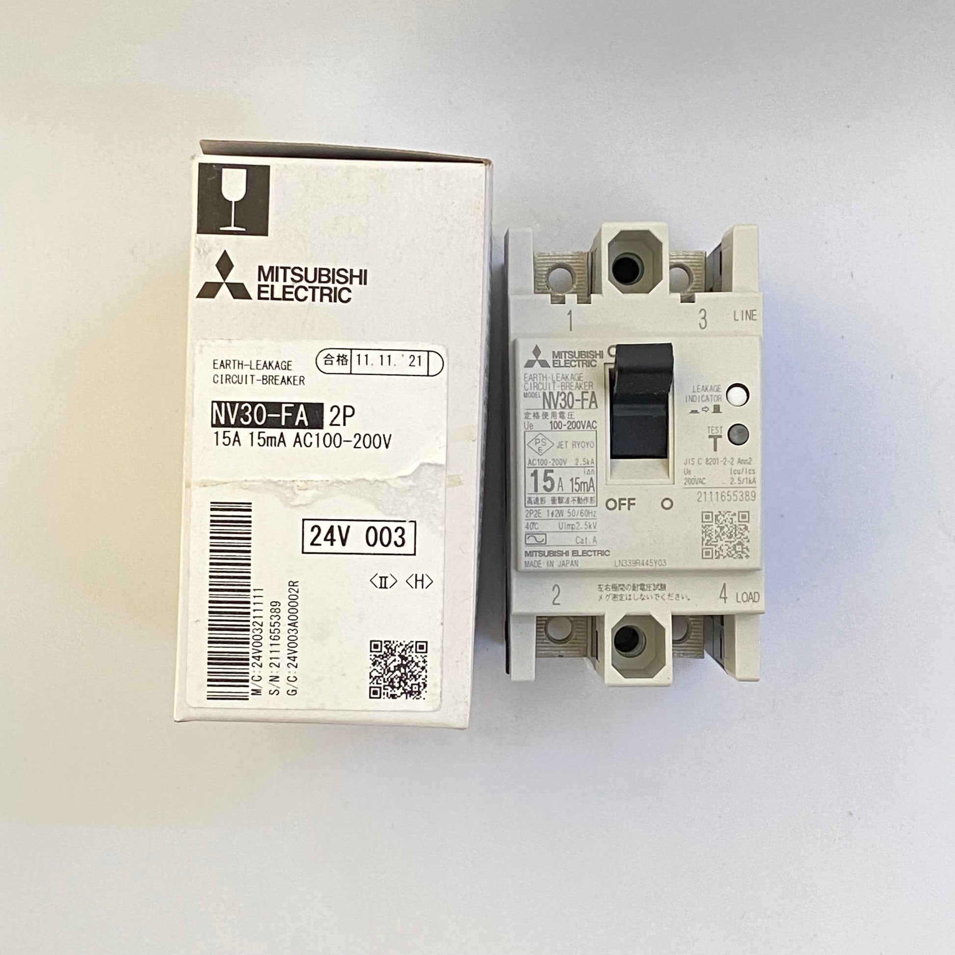 NV30-FA 2P 15A 15mA