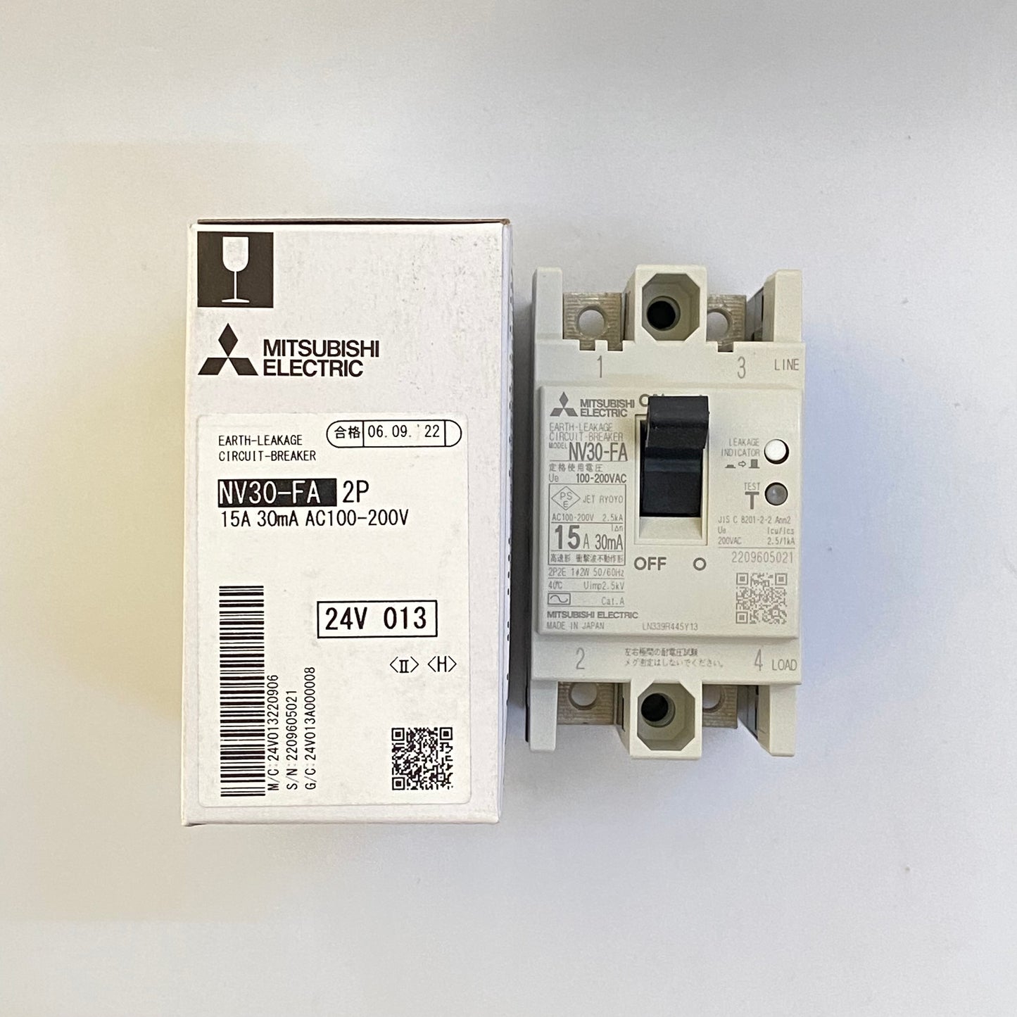 NV30-FA 2P 15A 30mA