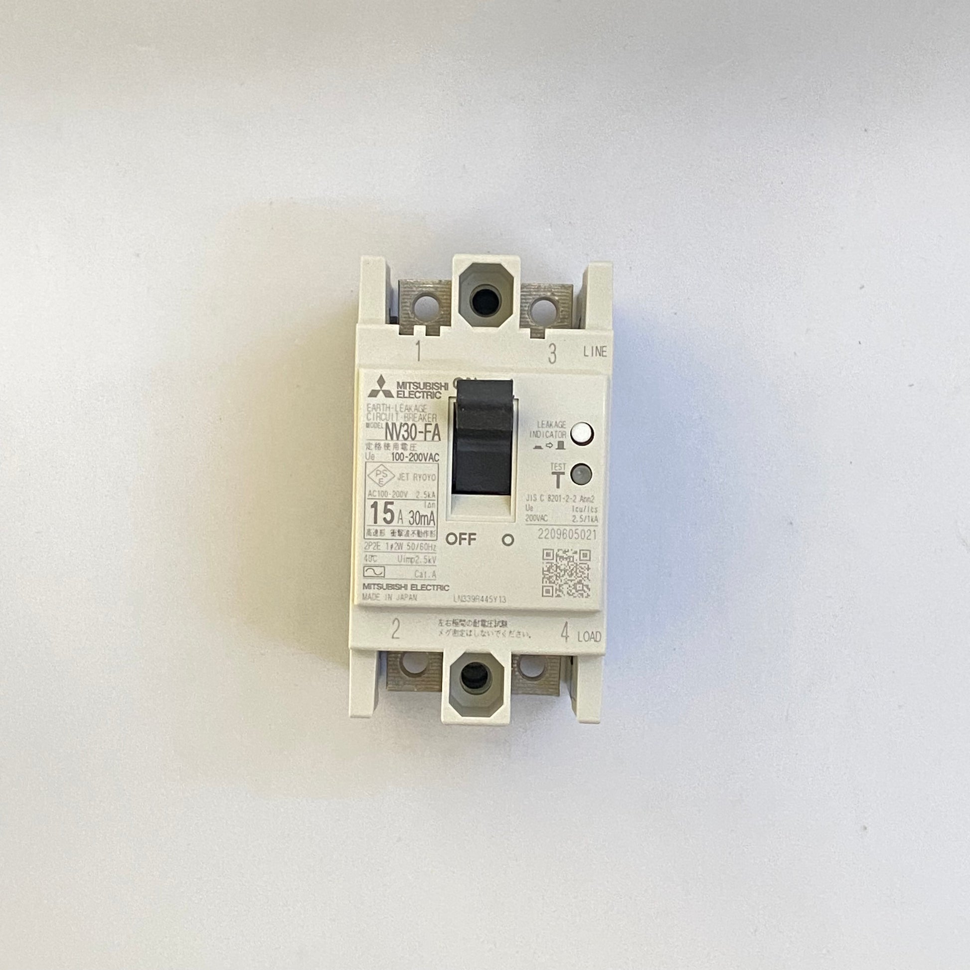 NV30-FA 2P 15A 30mA