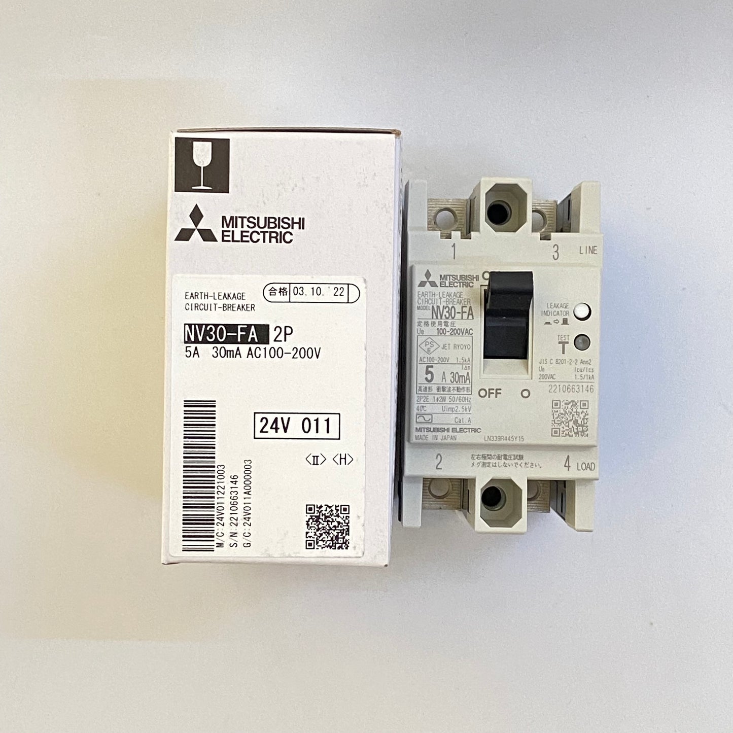 NV30-FA 2P 5A 30mA