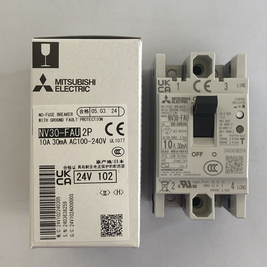 NV30-FAU 2P 10A 30mA