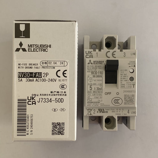 NV30-FAU 2P 5A 30mA
