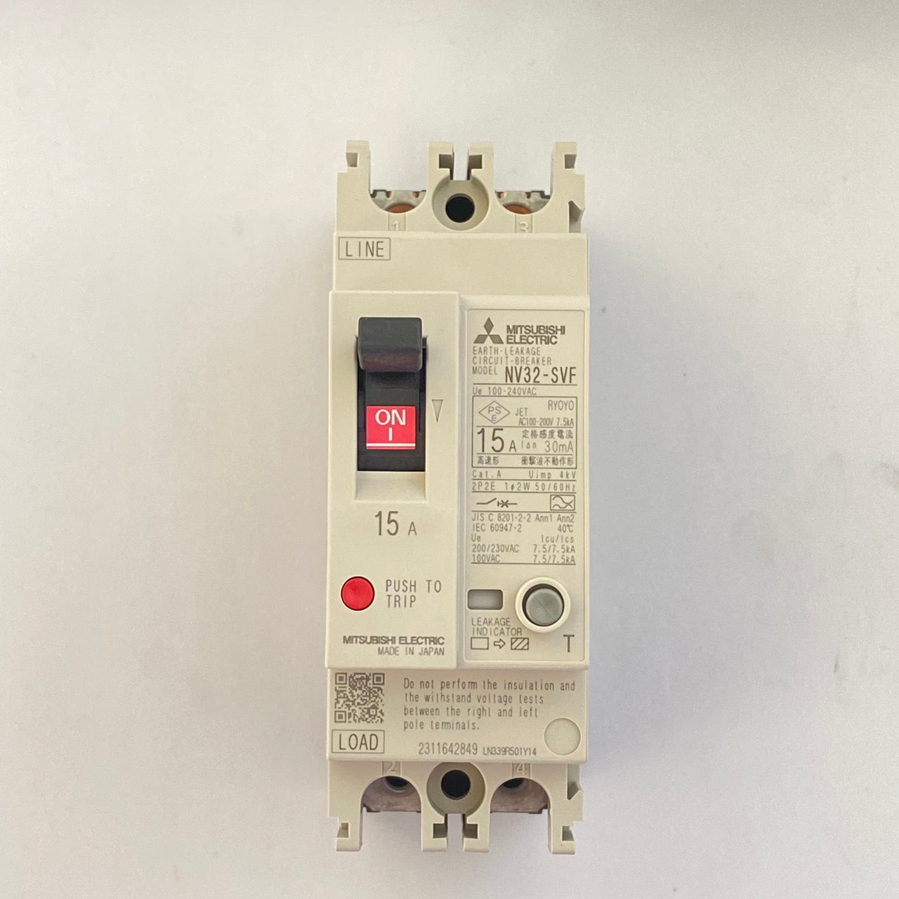 NV32-SVF 2P 15A 30mA