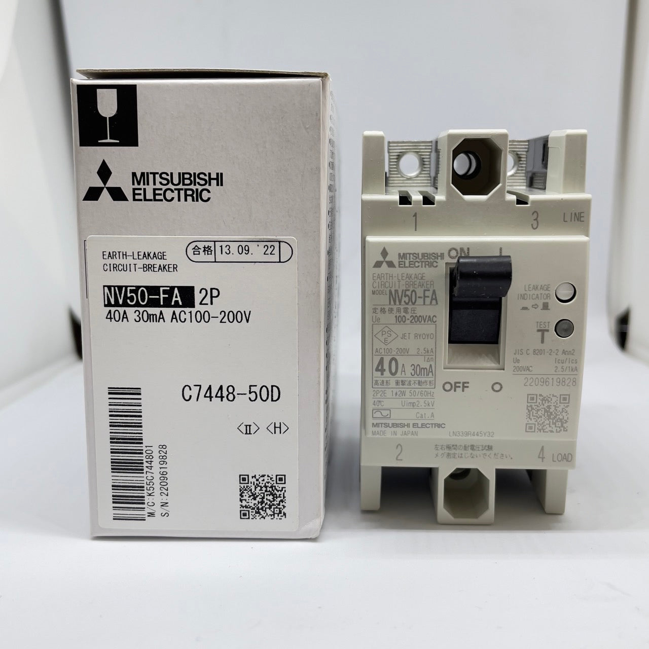 NV50-FA 2P 40A 30mA