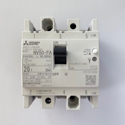 NV50-FA 3P 20A 30mA