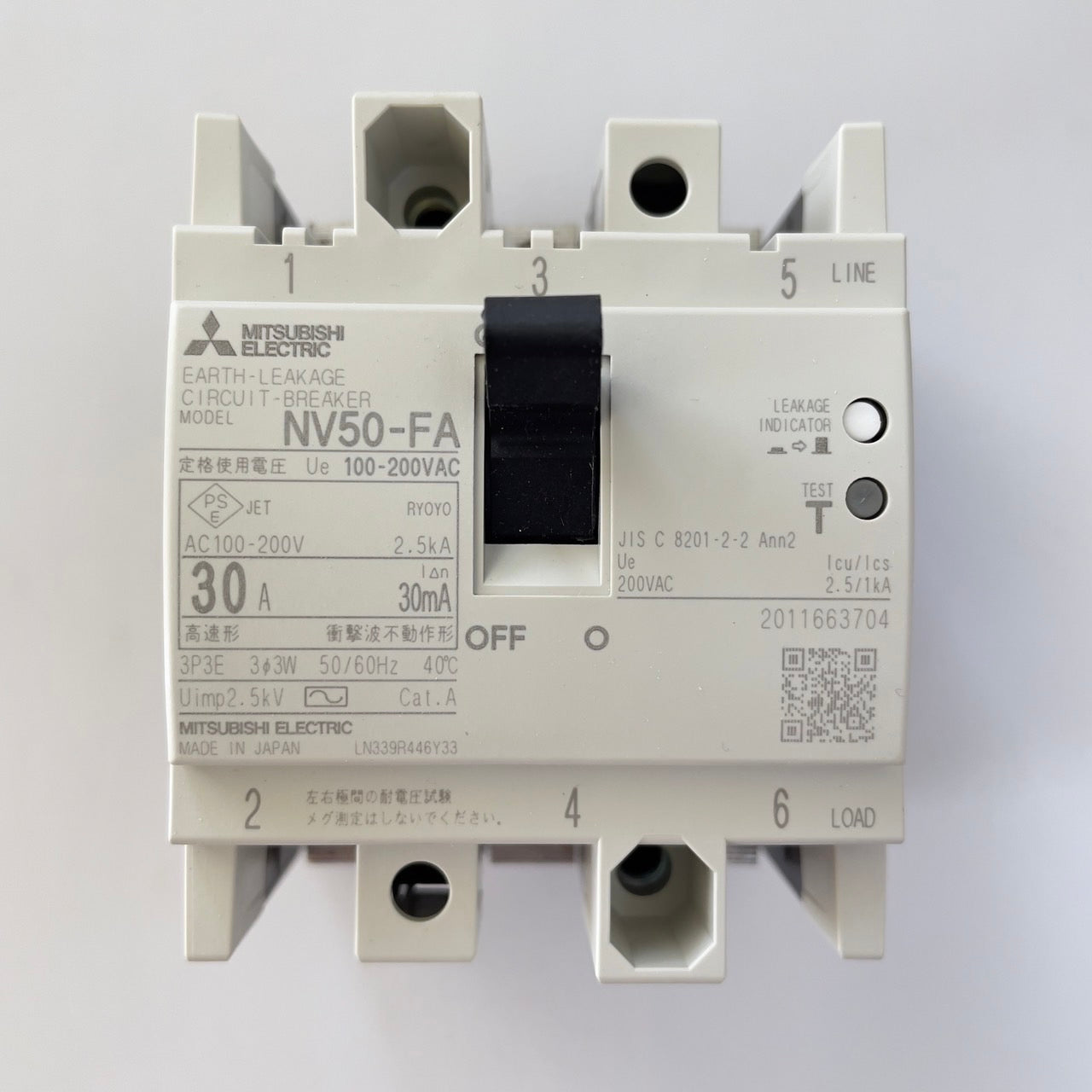 NV50-FA 3P 30A 30mA