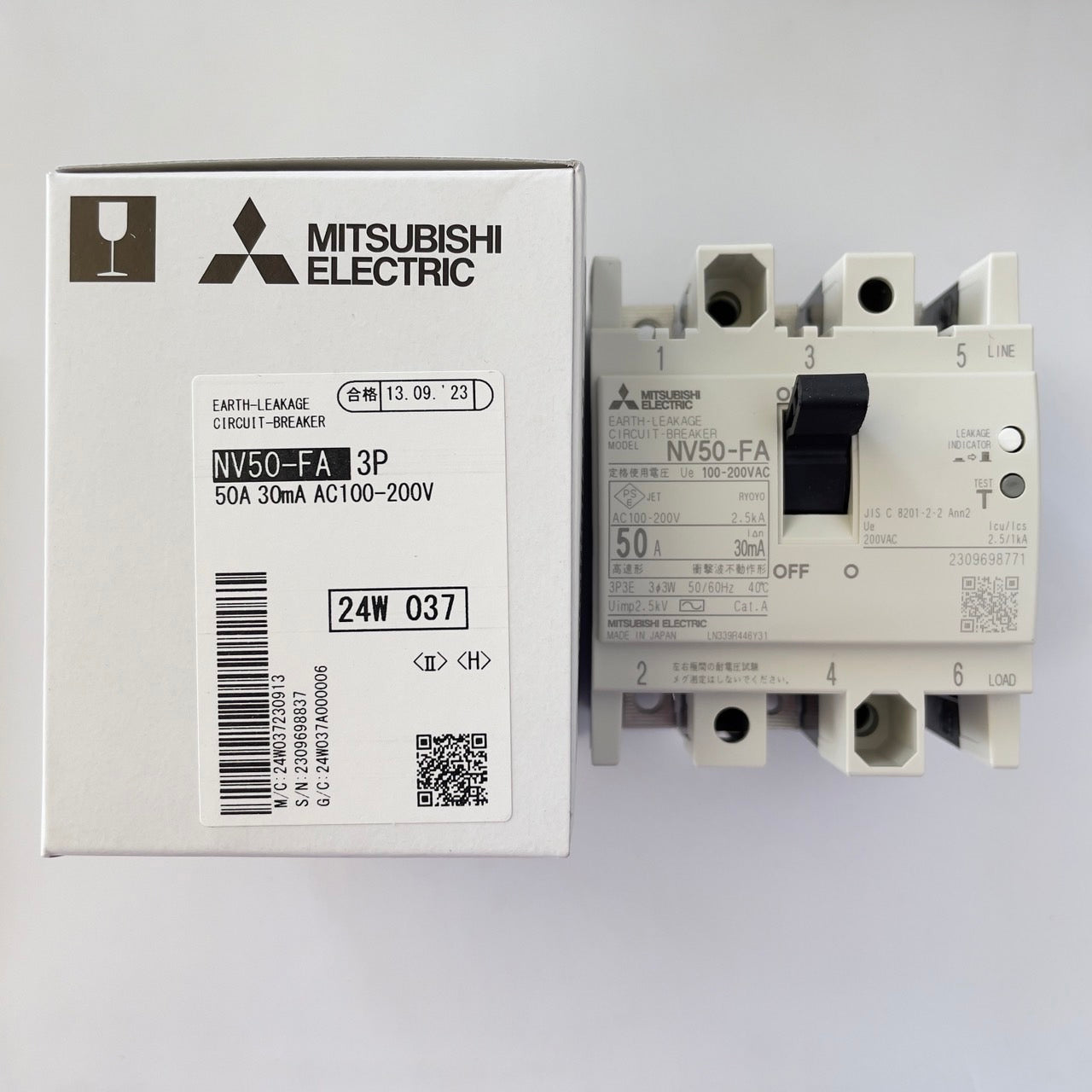NV50-FA 3P 50A 30mA
