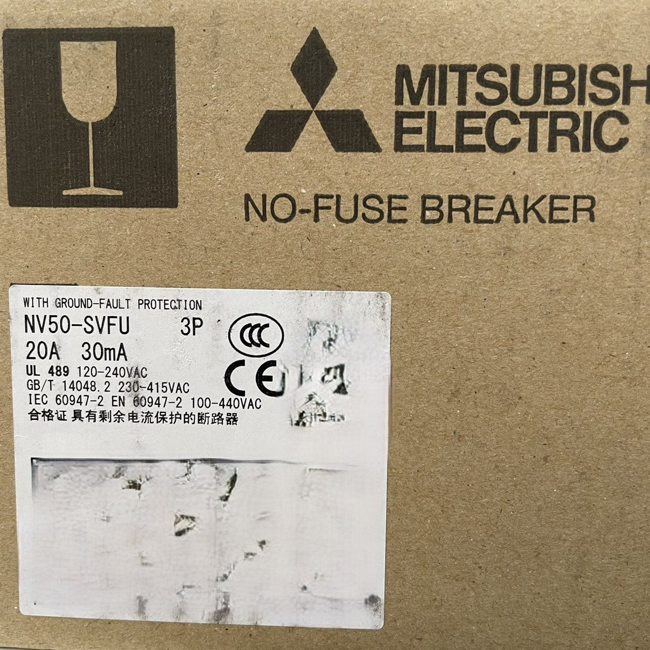 NV50-SVFU 3P 20A 30mA