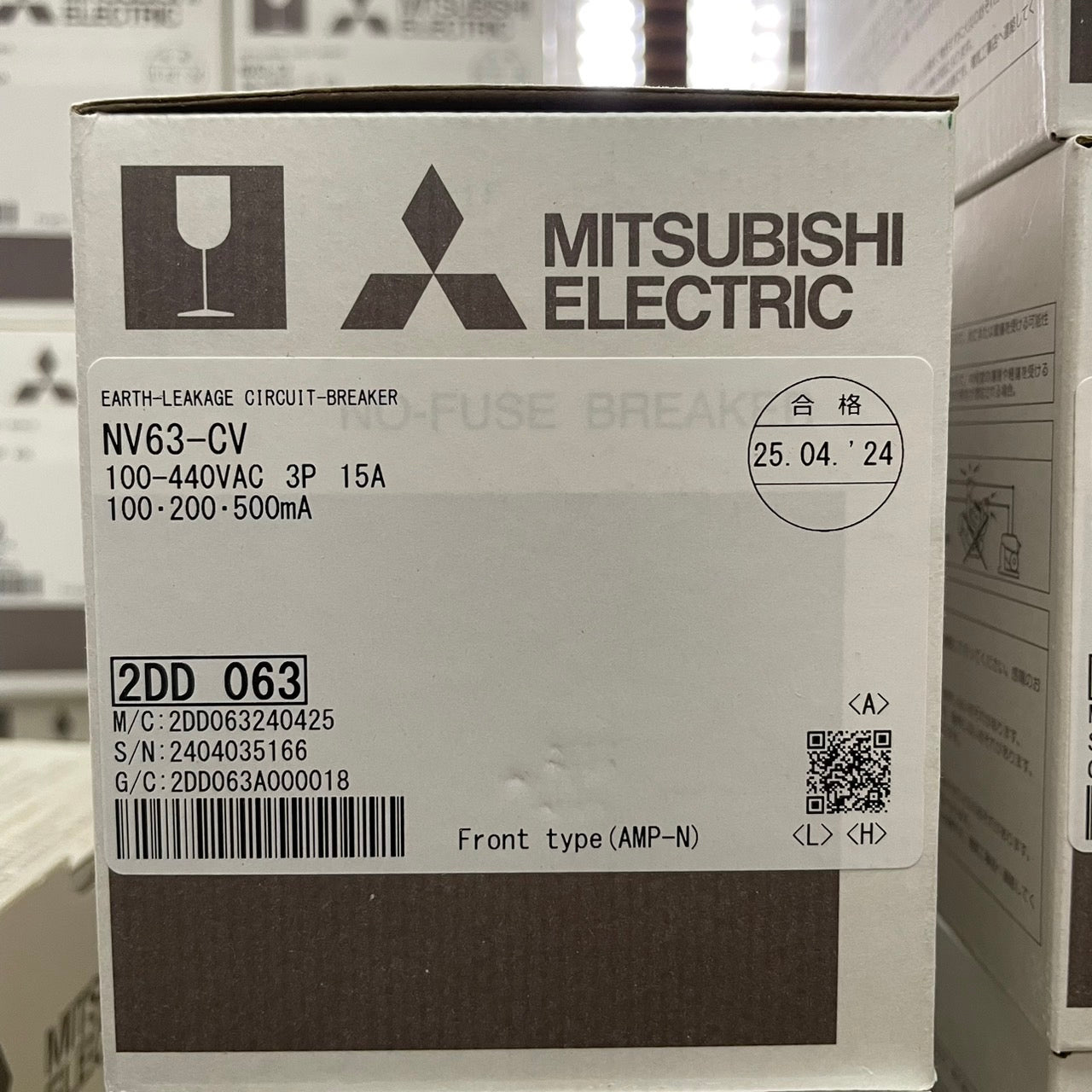 NV63-CV 3P 15A 100,200,500mA