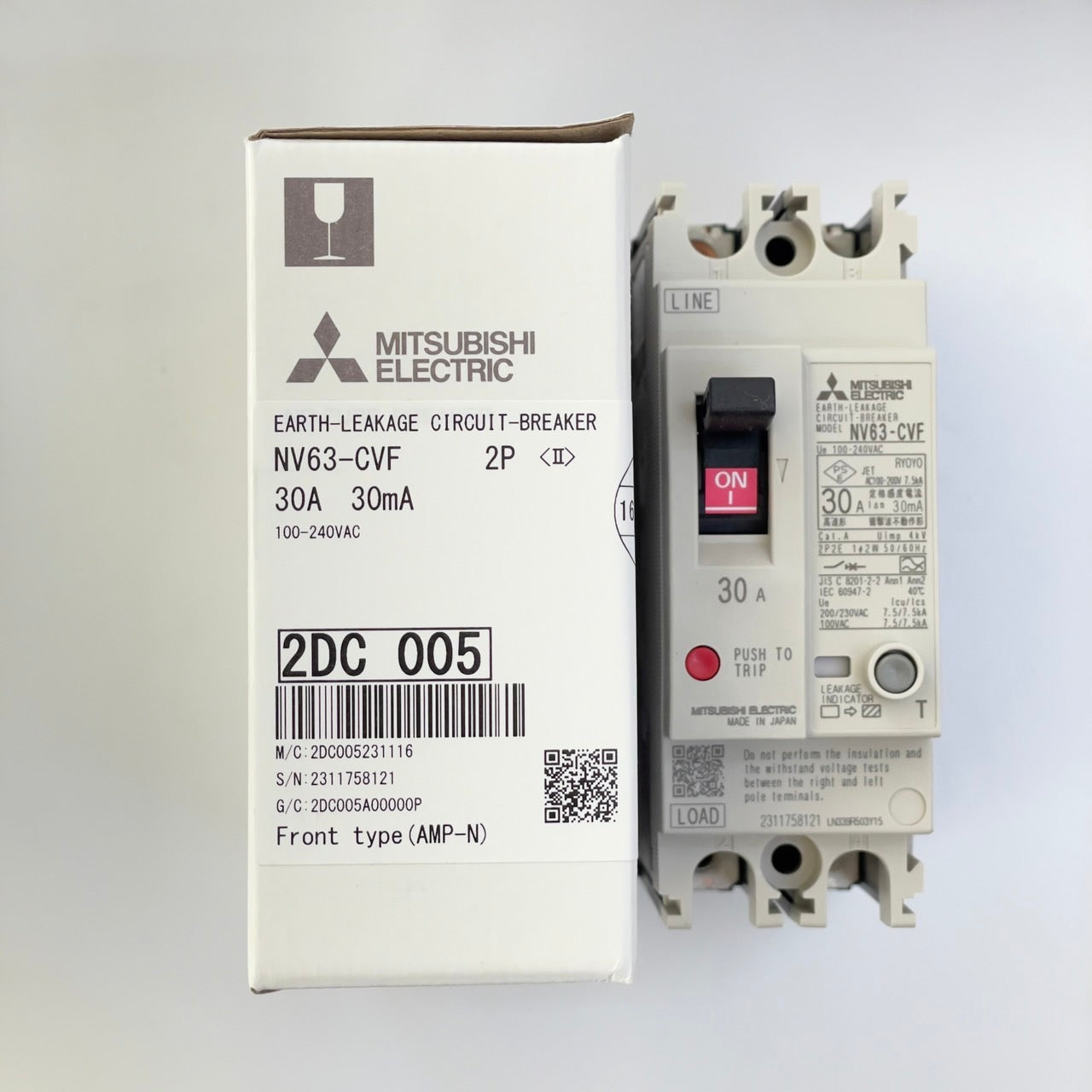 NV63-CVF 2P 30A 30mA