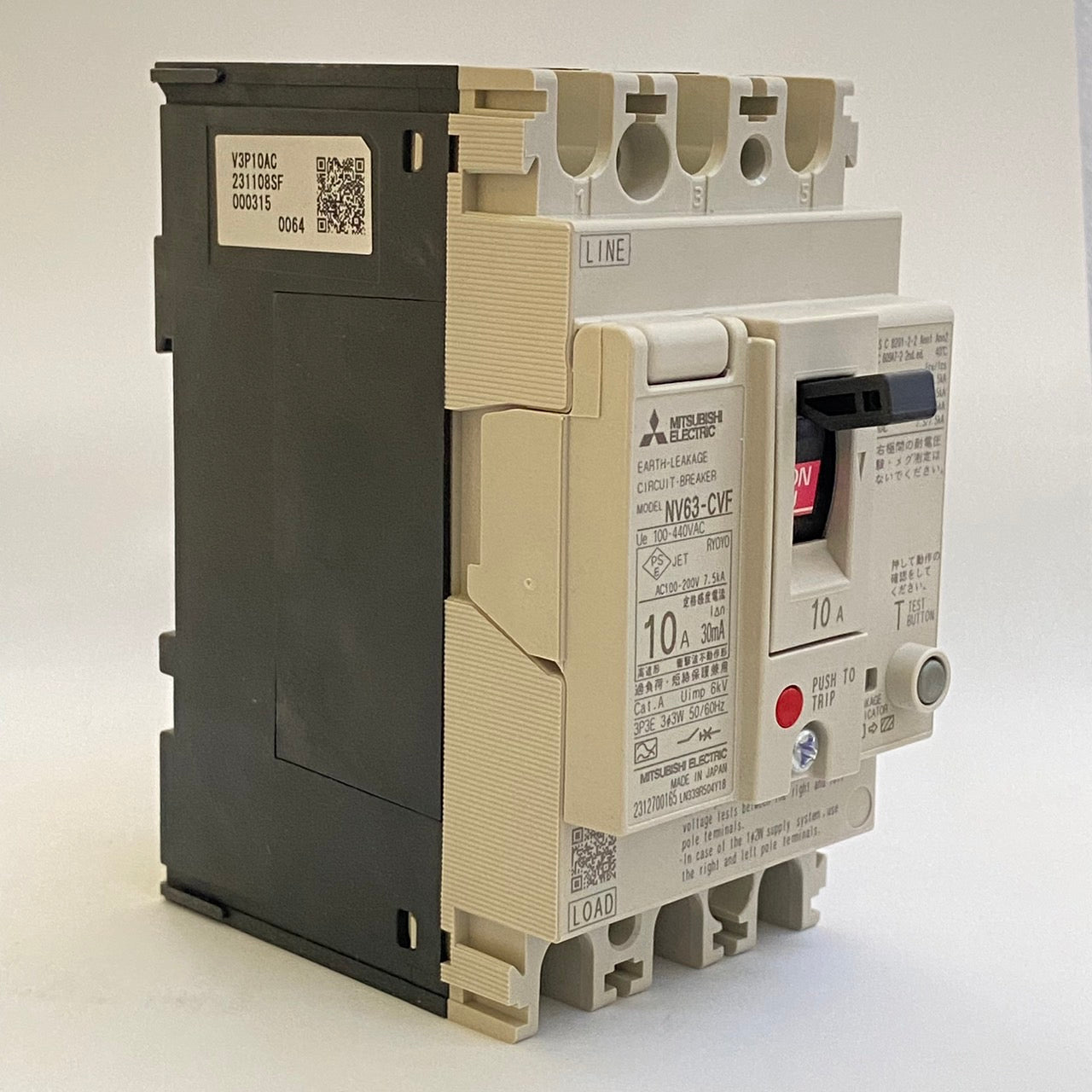 NV63-CVF 3P 10A 30mA