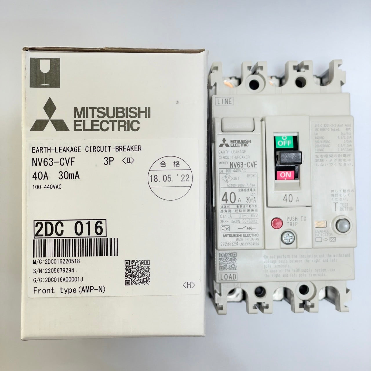 NV63-CVF 3P 40A 30mA