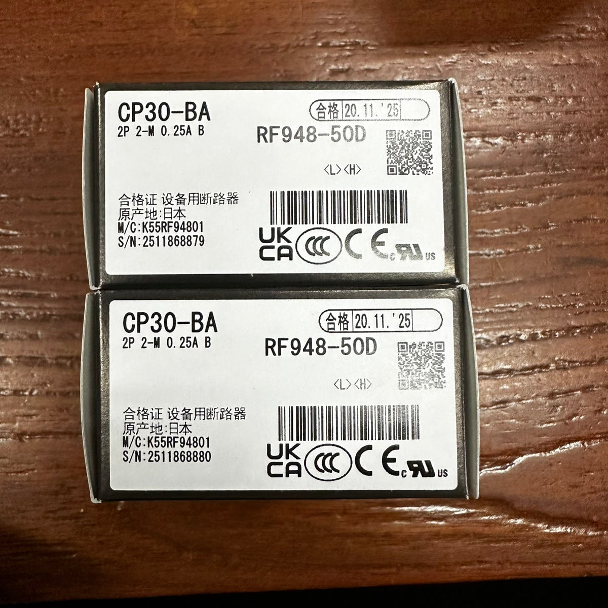 CP30-BA 2P 2M 0.25A