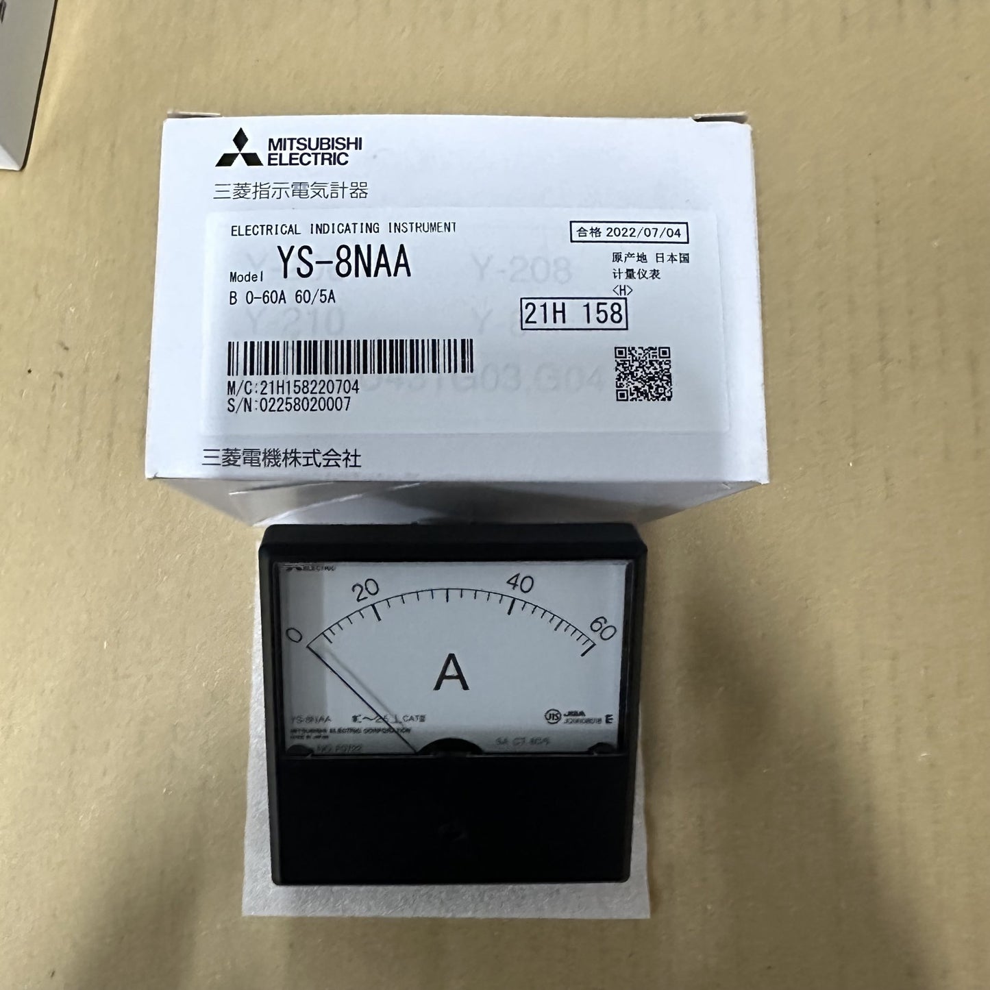 YS-8NAA B 0-60A 60/5A